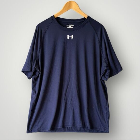 🎉5 for $40 🎉Under Armour Tshirt Shirt Man Size 2XL Blue - Picture 1 of 6